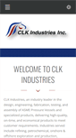 Mobile Screenshot of clk-industries.com